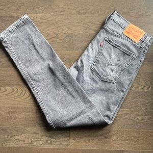 Men’s Levi’s 510 faded black denim